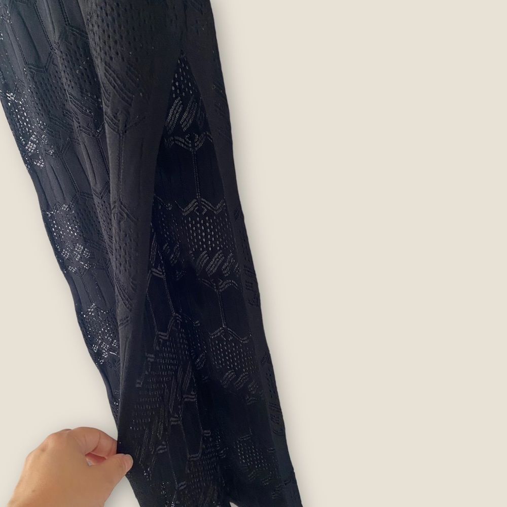 Coin 1804 Black Knit Swimsuit Coverup - Picture 4 of 8